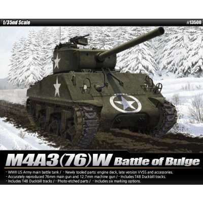 Academy M4A3 76 W Battle of Bulge 13500 1:35 – Hledejceny.cz