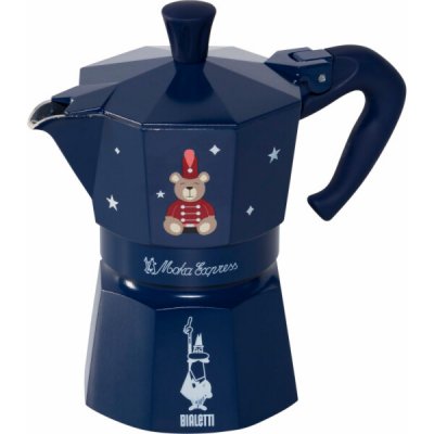 Bialetti Moka Express 3 Joyful Christmas modrá – Zbozi.Blesk.cz