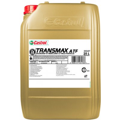Castrol Transmax ATF DEXRON-VI MERCON LV Multivehicle 20 l – Zboží Mobilmania