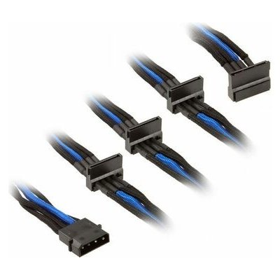 SilverStone kabel SST PP07 BTSBA 4 pin Molex 4x SATA 30cm