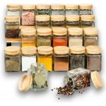 VILDE Sada hranatých kořenek s bambusovým víčkem 24 x 100 ml – Sleviste.cz