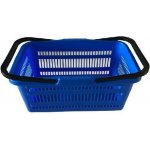 Nákupní košík plastový 44x28x20 cm modrý – Sleviste.cz