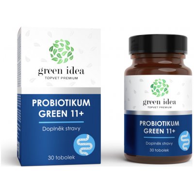 GREEN IDEA Probiotikum GREEN 11+ 30 ks