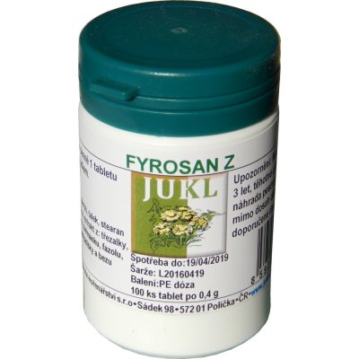 Jukl Fyrosan Z 100 tablet – Hledejceny.cz