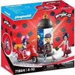 Playmobil 71864 Kouzelná Beruška a Černý kocour Marinettin skútr – Zboží Dáma