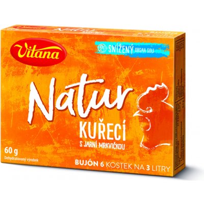 Vitana Natur Kuřecí bujón s jarní mrkvičkou 60 g – Zboží Dáma