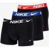 Boxerky, trenky, slipy, tanga Nike Dri-FIT Essential Micro Trunk 3-Pack Black/ Iren Red WB/ Deep Royal WB/ Black WB