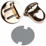 Sada zapínání na kabelku 30x32 mm srdce Růžové zlato – Hledejceny.cz