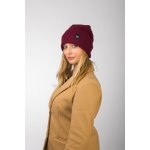 VFstyle pletená čepice Elegant vínová – Hledejceny.cz