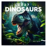 Poznámkový kalendář Dinosauři 30x30cm 2027 – Hledejceny.cz