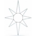 DECOLED LED světelná hvězda ledově bílá 70 cm závěsná – Hledejceny.cz