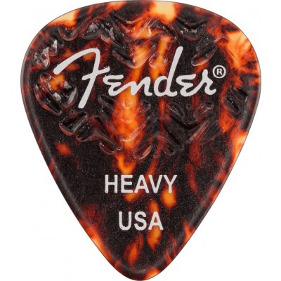 Fender Classic Celluloid Pick, 351 Shape, Tortoise Shell (více variant) Trsátko - tvrdost: Heavy – Zbozi.Blesk.cz
