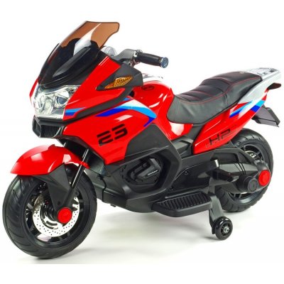 Dea elektrická dvoumístná motorka Topspeed s plynovou rukojetí červená – Sleviste.cz