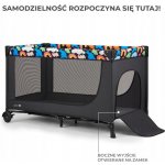 Kinderkraft cestovní postýlka JOY 2 HAPPY SHAPES – Zboží Dáma