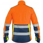 Canis CXS Benson bunda výstražná softshell pánská oranžovo modrá – Zbozi.Blesk.cz