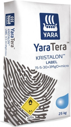 YaraTera Kristalon bílý 15+5+30+3 25 kg