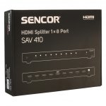 Sencor SAV-410 HDMI SPLITTER 1-8 v1.4 – Zboží Mobilmania