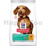 Hill’s Science Plan Adult Perfect Weight Small & Mini Chicken 1,5 kg – Hledejceny.cz