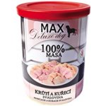 Max deluxe Adult krůtí a kuřecí svalovina 400 g – Sleviste.cz