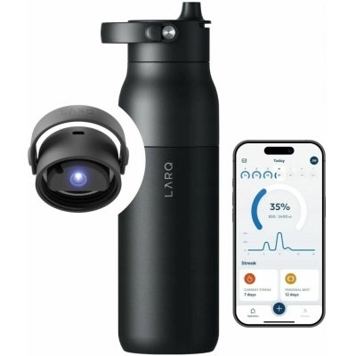 Larq Bottle PureVis 2 1 l obsidian black – Zboží Mobilmania