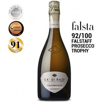 CA' DI Rajo Prosecco Valdobbiadene Millesimato DOCG Superiore Extra Dry 11% 0,75 l (holá láhev) – Sleviste.cz