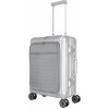 Cestovní kufr Travelite Next Front pocket Silver 41 L TRAVELITE-79946-56