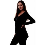 Jožánek těhotenská a kojicí tunika Anička dlouhý rukáv šedý melír – Zboží Dáma