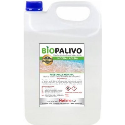 HořímeCZ Biolíh Prémium biolíh 5l Modrá laguna – Hledejceny.cz