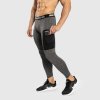 Pánské legíny Iron Aesthetics Sportovní legíny s kapsou Fusion charcoal šedé