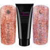 Akrygel Ráj nehtů Akryl gel v tubě Night Light Glitter Red 30 g