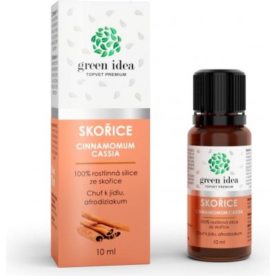 Green idea Esenciální olej Skořice 100% silice 10 ml – Hledejceny.cz
