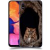 Pouzdro a kryt na mobilní telefon Samsung Pouzdro ACOVER Samsung Galaxy A10 A105F s motivem Owl