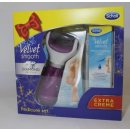 Kosmetická sada Scholl Velvet Smooth Elektrický pilník na chodidla + Noční maska 60 ml dárková sada