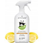 Attitude Eko univerzální čistič s vůní citronové kůry s rozprašovačem 800 ml – HobbyKompas.cz