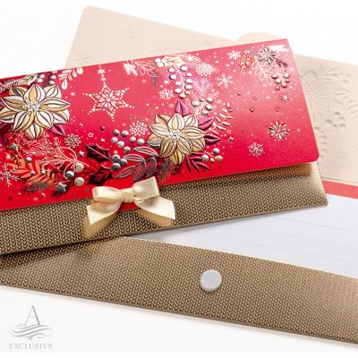 ARGUS Obálka na peníze vánoční luxusní 81-6058 – Zboží Dáma