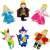 Loutka Bigjigs Toys prstoví maňásci pohádkové postavičky z království