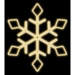 DECOLED LED světelná vločka I závěsná 3D tisk pr. 90 cm teple bílá – Hledejceny.cz