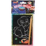 decoDoma Třpytivý škrabací obrázek – Zboží Dáma