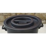 Stefanplast Víko pro sud na dešťovou vodu pro nádobu na odpad 100 a 120 L. černá – Hledejceny.cz