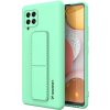 Pouzdro a kryt na mobilní telefon Samsung Wozinsky Kickstand Case silikonové pouzdro se stojánkem Samsung Galaxy A42 5G mint 5907769317323