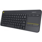 Klávesnice Logitech Wireless K400 Plus, CZ/SK - černá – Sleviste.cz