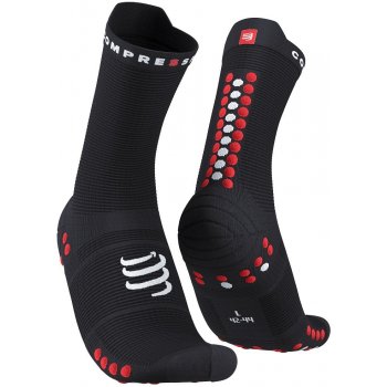 Compressport Pro Racing Socks v4.0 Run High Black/Red