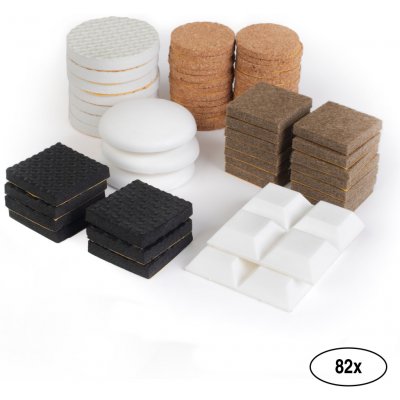 EVA Sada filcových korkových podložek a tlumičů dvířek 82 ks – Sleviste.cz
