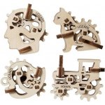 Ugears 3D mechanické puzzle U-Fidgety - ozubená kola 36 ks – Hledejceny.cz