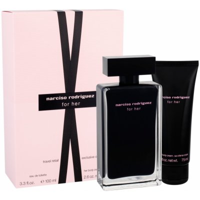 Narciso Rodriguez for her EDT 100 ml + tělové mléko 75 ml dárková sada – Zboží Mobilmania