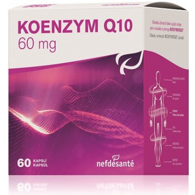 Nefdesante KOENZYM Q10 60 mg kapslí 6 x 10 60 ks 60 kapslí – Zbozi.Blesk.cz