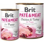 Brit Paté & Meat Puppy Chicken & Turkey 400 g – Zboží Mobilmania