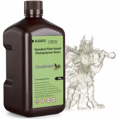 ELEGOO Plant-Based Resin Translucent 1kg – Zboží Živě