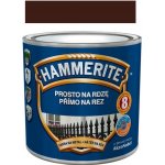 Akzo Nobel Hammerite přímo na rez, 0,7l, hladká tmavě hnědá – Sleviste.cz