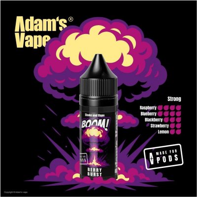 Adams vape Boom! Shake & Vape Berry Burst 5 ml – Sleviste.cz